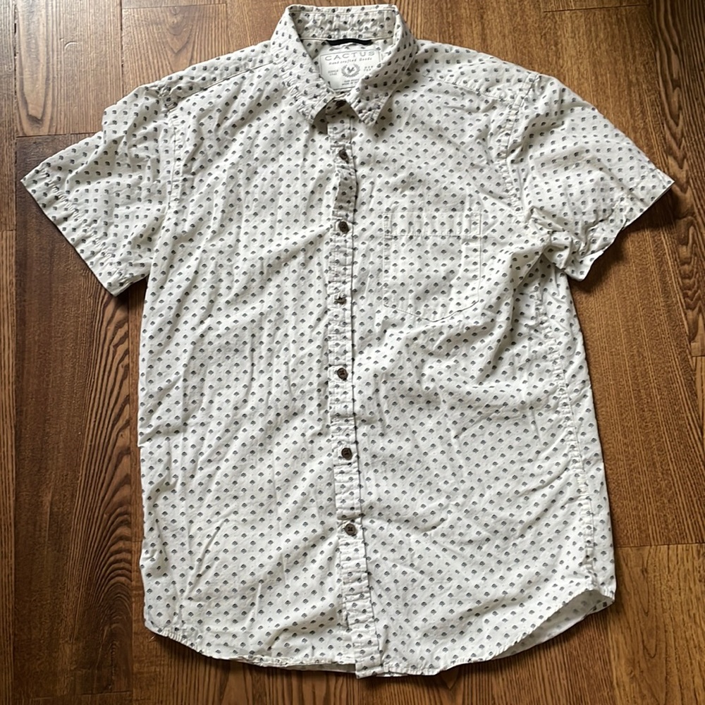 Cactus Casual Mens Shirt Size S
